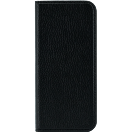Étui portefeuille en cuir véritable pour Samsung Galaxy S8+, cuir Shrunken Noir
