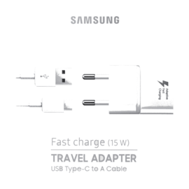Chargeur secteur RAPIDE (2A, 15W), Technologie AFC, USB type C