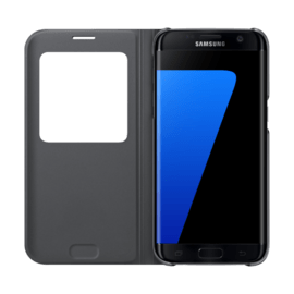 S View Cover Noir pour Samsung Galaxy S7 edge 
