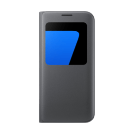 S View Cover Noir pour Samsung Galaxy S7 edge 