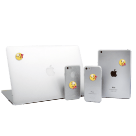 Sticker émoji cristaux Swarovski®, Bisous
