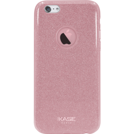 Coque slim pailletée étincelante pour Apple iPhone 6/6s, Or Rose 