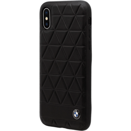 Coque BMW Hexagon Signature pour Apple iPhone X/XS, Noir